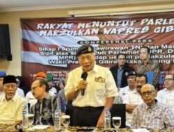 Surat Pemakzulan Gibran Tak Kunjung Direpons, Forum Purnawirawan TNI Siapkan Kekuatan Duduki MPR