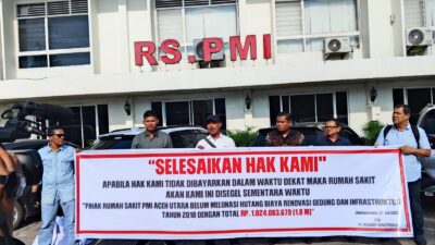 Kontraktor Ancam Segel RS PMI Aceh Utara, Tagih Pembayaran 1,8 Miliar