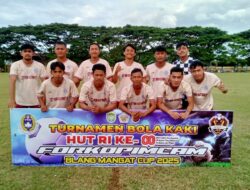 Mesjid Punteut Tumbangkan Gampong Tengah 1-0 di Turnamen Forkopimcam Blang Mangat Cup 2025