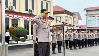 Kapolres Lhokseumawe Tekankan Profesionalisme dan Pelayanan Cepat kepada Masyarakat