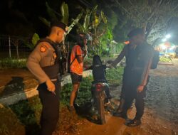 Patroli Presisi Polres Lhokseumawe, Polisi Ajak Remaja Hindari Balap Liar dan Tawuran