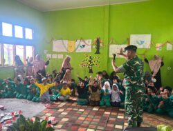 Yonkav 11/MSC Gelar Bakti Sosial dan Trauma Healing untuk Anak Korban Banjir di Bener Meriah