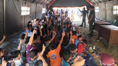 Yonkav 11/MSC Hadirkan Trauma Healing untuk Pulihkan Psikologis Anak Korban Banjir di Aceh Tamiang