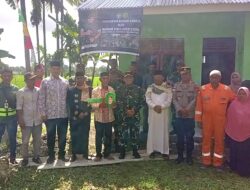 Air Mata Bahagia Pak Yusuf, Dandim 0103/Aceh Utara Resmikan Rumah Dhuafa di Matangkuli