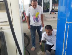 Satreskrim Polres Lhokseumawe Sidak SPBU, Pastikan Kualitas dan Takaran BBM Bersubsidi Sesuai Standar