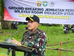 Negara Hadir untuk Rakyat, 15 Jembatan Dibangun Serentak di Wilayah Kodim 0103/Aceh Utara