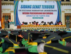Momentum Transformasi, UIN SUNA Lhokseumawe Kukuhkan 760 Wisudawan Angkatan XII dalam Balutan Akreditasi Unggul