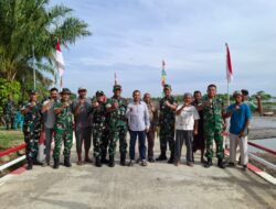 Tinjau Langsung Jembatan Aramco, Tim Wasev Itjenad Pastikan Pembangunan Infrastruktur di Lhokseumawe Tepat Sasaran
