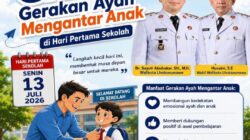 Dinas PK Lhokseumawe Terapkan Gerakan Ayah Mengantar Anak ke Sekolah