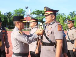 Kapolres Aceh Utara Pimpin Sertijab, Sejumlah Pejabat Berganti